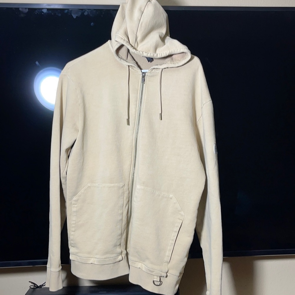 Oakley Tan Zip Up Hoodie